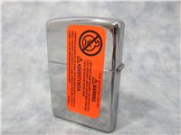 FOUR LEAF CLOVER Laser Engraved Polished Chrome Lighter (Zippo, 24699, 2009)