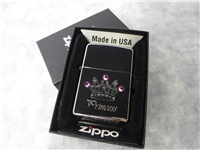 Jeweled PRINCESS CROWN Laser Engraved Polished Chrome Lighter (Zippo, 24700, 2009)