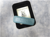 Carson Waterman IROQUOIS DANCER Native American Matte Turquoise Lighter (Zippo, 2002)