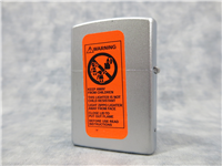 ALL GAVE SOME/SOME GAVE ALL Satin Chrome Lighter (Zippo, 2005)