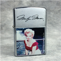 MARILYN MONROE Photo Emblem Brushed Chrome Lighter (Zippo 20901, 2004)