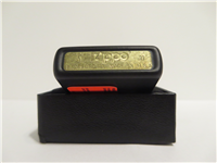 Mazzi FLAME LION Color Printed Black Matte Lighter (Zippo, 28003, 2011)