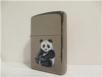 PANDA BEAR Color Printed Midnight Chrome Lighter (Zippo, 2004)
