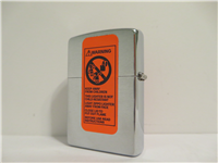 STATUE OF LIBERTY Red Anodized Aluminum Emblem Satin Chrome Lighter (Zippo, 20397, 2003)
