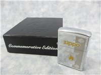 ZIPPO 75th Anniversary Commemorative Edition Polished Chrome Click Member Lighter (Zippo, 2007)
