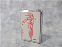 BUNNY Brushed Chrome Lighter (Zippo, Petty Pretty Girl Collection Series I, 1996)