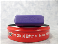 Millennium Series GET BACK TO WORK Purple Matte Lighter (Zippo, #768, 1999)