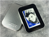 ELVIS IN SWEATER Satin Chrome Lighter (Zippo 205EP.403, 2000)