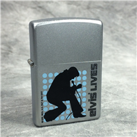 ELVIS LIVES Satin Chrome Lighter (Zippo 21062, 2006)