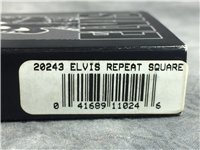 ELVIS REPEAT SQUARE Polished Chrome Lighter (Zippo 20243, 2002)