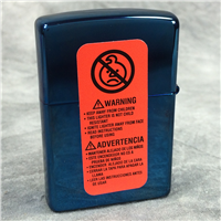 NFL SUPER BOWL 40TH Limited Ed. Blue Ice Chrome Lighter (Zippo 21135, 2005)