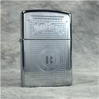 JIM BEAM GENUINE Polished Chrome Lighter (Zippo 21181, 2007)