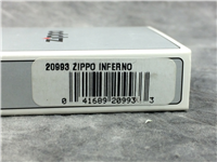 ZIPPO INFERNO Polished Chrome Lighter Armor Case (Zippo 20993, 2007)