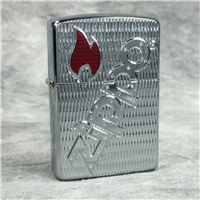 ZIPPO BOLTED Polished Chrome Lighter Armor Case (Zippo 20991, 2005)