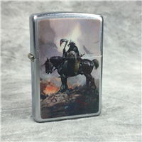 FRAZETTA DEATH DEALER Street Chrome Lighter (Zippo, 2003)