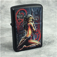 KIT RAE ELLEWAH Black Matte Lighter (Zippo 24462, 2009)