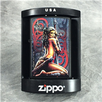 KIT RAE ELLEWAH Black Matte Lighter (Zippo 24462, 2009)