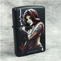 KIT RAE VAELEN Black Matte Lighter (Zippo 24281, 2007)