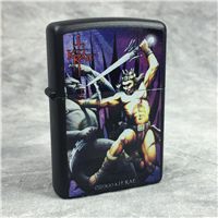 KIT RAE BARLODIR SLAYS SHADOW Black Matte Lighter (Zippo 24285, 2007)