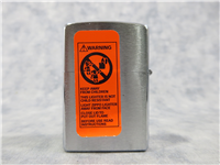 SOMETHING PATRIOTIC Emblem Brushed Chrome Lighter (Zippo, 20895, 2005)