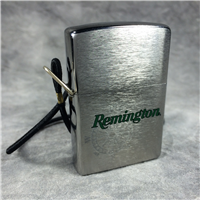 REMINGTON COMPASS Brushed Chrome Lighter (Zippo 24646, 2008)