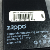 MAZZI SNAKE Color Printed Brushed Chrome Lighter (Zippo 24446, 2009)