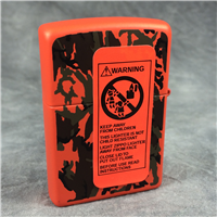 ORANGE CAMO Orange Matte Lighter (Zippo 20210, 2003)