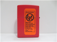 WWF THE BROOD Red Matte Lighter (Zippo, 233WWF.704, 1999)