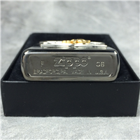 GOLDEN WEB Emblem Black Ice Lighter (Zippo 20871, 2006)