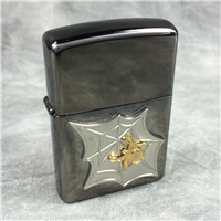 GOLDEN WEB Emblem Black Ice Lighter (Zippo 20871, 2006)