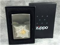 GOLDEN WEB Emblem Black Ice Lighter (Zippo 20871, 2006)