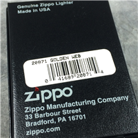 GOLDEN WEB Emblem Black Ice Lighter (Zippo 20871, 2006)