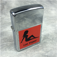 LAS VEGAS HOTTIE Polished Chrome Lighter (Zippo 250, 2005)