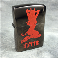 PLAYBOY HOTTIE Ebony Chrome Lighter (Zippo 20579, 2004) Discontinued