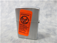 RODEO 3D Diamond Cut/Epoxy Filled Emblem Brushed Chrome Lighter (Zippo, 2000)