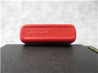 WHITE ZIPPO HEART Red Matte Lighter (Zippo, 2000)