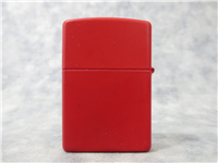 WHITE ZIPPO HEART Red Matte Lighter (Zippo, 2000)