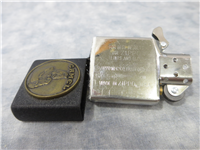Camel JOE TUX Emblem Black Crackle Lighter (Zippo, 1997)