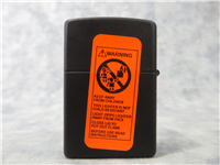 #13 SPADE/DICE EVIL CARD DEALER WOMAN IN TOP HAT Matte Black Lighter (Zippo, 2003)
