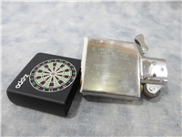 DARTS/DART BOARD Matte Black Lighter (Zippo, 1994)