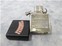 TENNESSEE ORANGE Matte Black Lighter (Zippo, 2002)