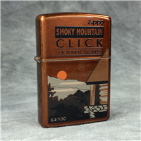 ZIPPO SMOKY MOUNTAIN CLICK Limited Edition 1/100 Street Finish Lighter (Zippo 2009)