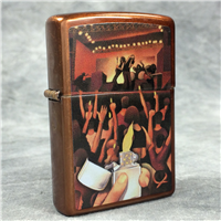 ZIPPO CLICK Concert Bronze-Colored Street Finish Lighter (Zippo, 2009)  *Signed*