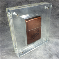 ZIPPO CLICK Concert Bronze-Colored Street Finish Lighter (Zippo, 2009)  *Signed*