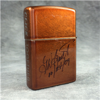 ZIPPO CLICK Concert Bronze-Colored Street Finish Lighter (Zippo, 2009)  *Signed*