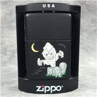 GHOST IN GRAVEYARD Black Matte Lighter (Zippo, 1997)