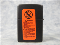 AC/DC BACK IN BLACK Black Matte Lighter (Zippo, 24279, 2007)