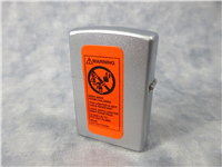 FROSTY THE SNOWMAN Satin Chrome Lighter (Zippo, 2002)