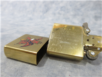 BUDWEISER MILLENNIUM Brushed Brass Lighter (Zippo, 2000)