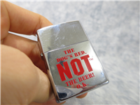 THE DOG'S RED NOT THE BEER O.K. (Zippo, 1996)